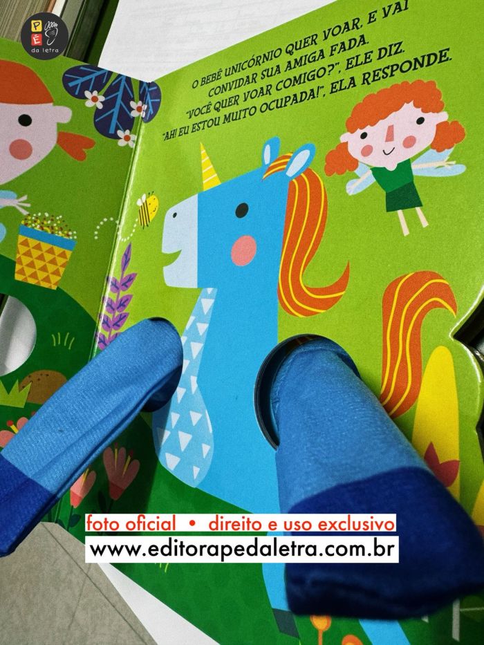 O unicórnio divertido - Segure minhas mãozinhas