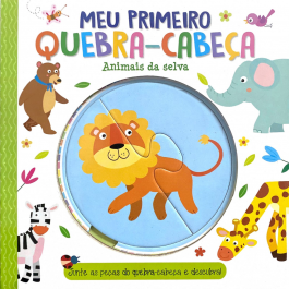 Meu Livro Quebra-cabeça: Animais da Selva